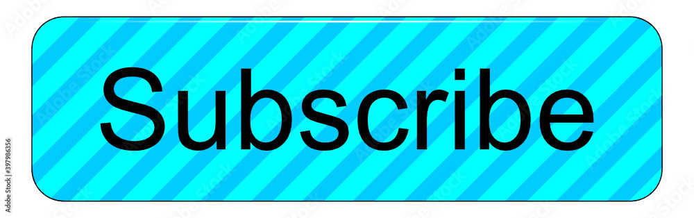 Subscribe Button on white background - illustration