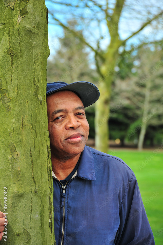 Obraz premium African american male expressions.