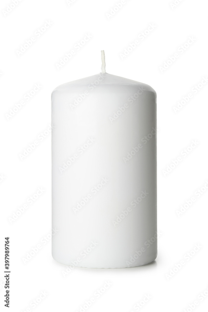 Scented candle for relax isolated on white background Scented candle for relax isolated on white background
