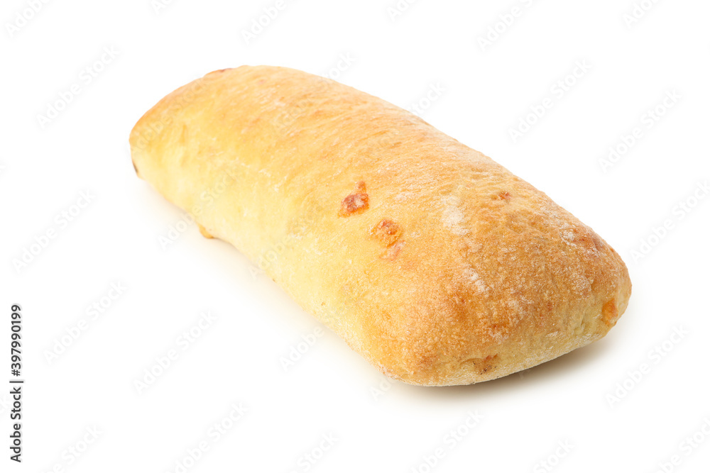 Fresh baked bread isolated on white background Fresh baked bread isolated on white background