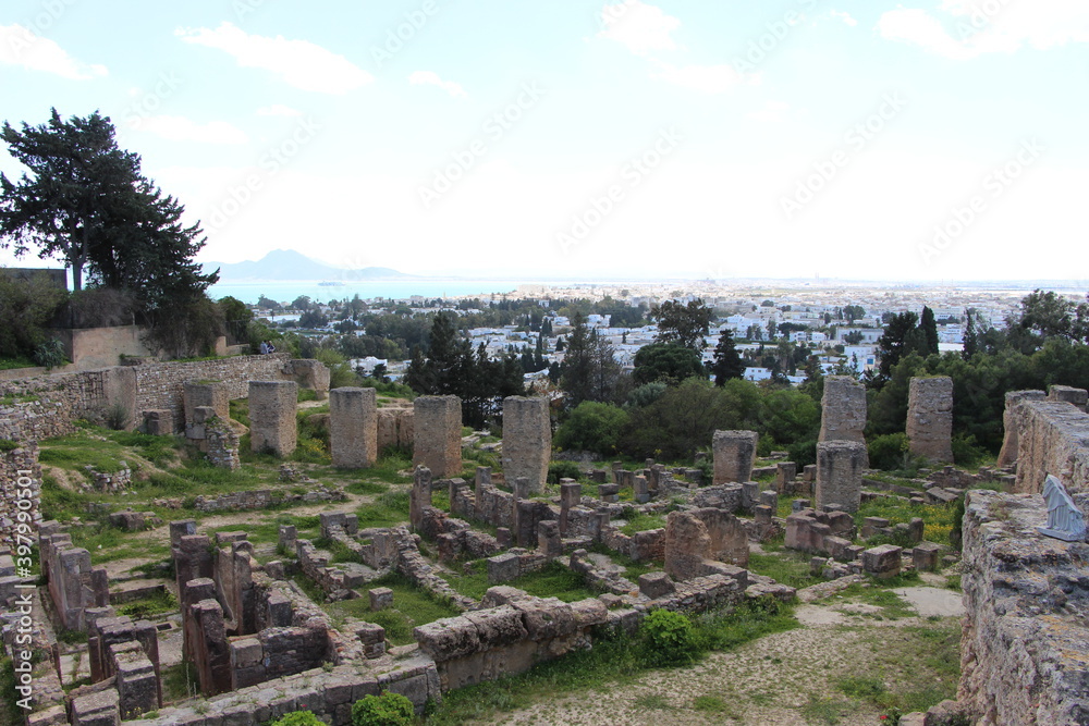 Archeological site of Carthage, Tunisia