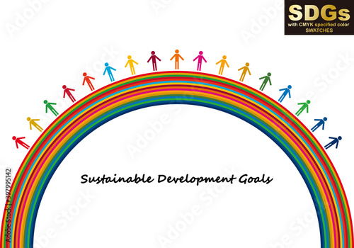 SDGs CMYK指定色（スウォッチ付）デザイン素材