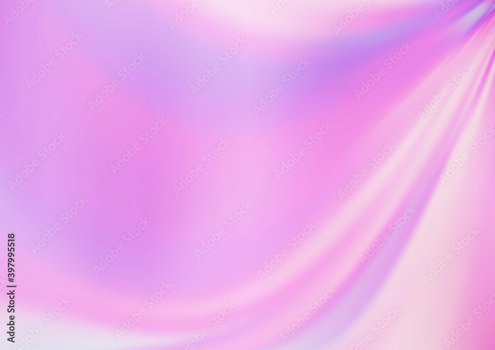 Obraz premium Light Purple vector blurred shine abstract pattern.