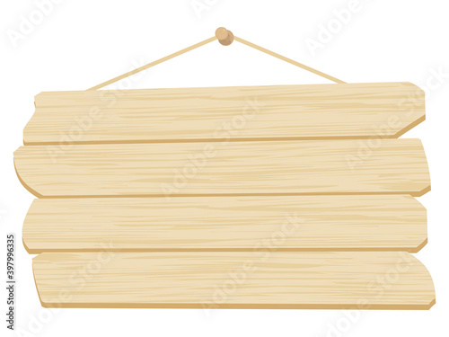 木の看板-Wooden sign