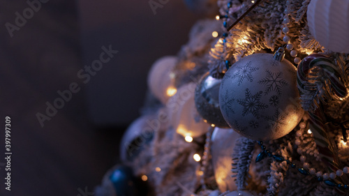 Festive background with a d...