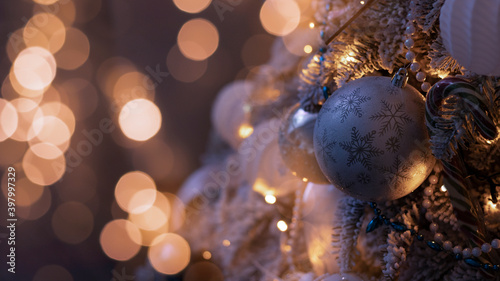 Festive background with a d...