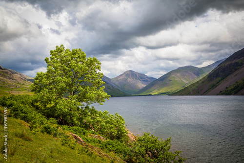 On the shores of Wastwater in the Lake district, Cumbria, United Kingdom