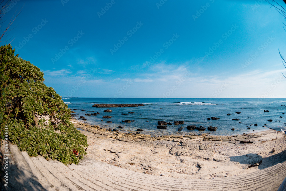 landscape the beach of Ly Son island at Quang Ngai Province, Viet Nam