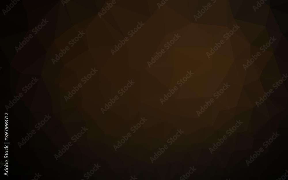 Dark Black vector polygonal template. Dark Black vector polygonal template.