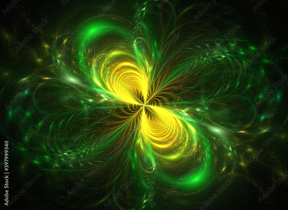 fractal on black fractal on black