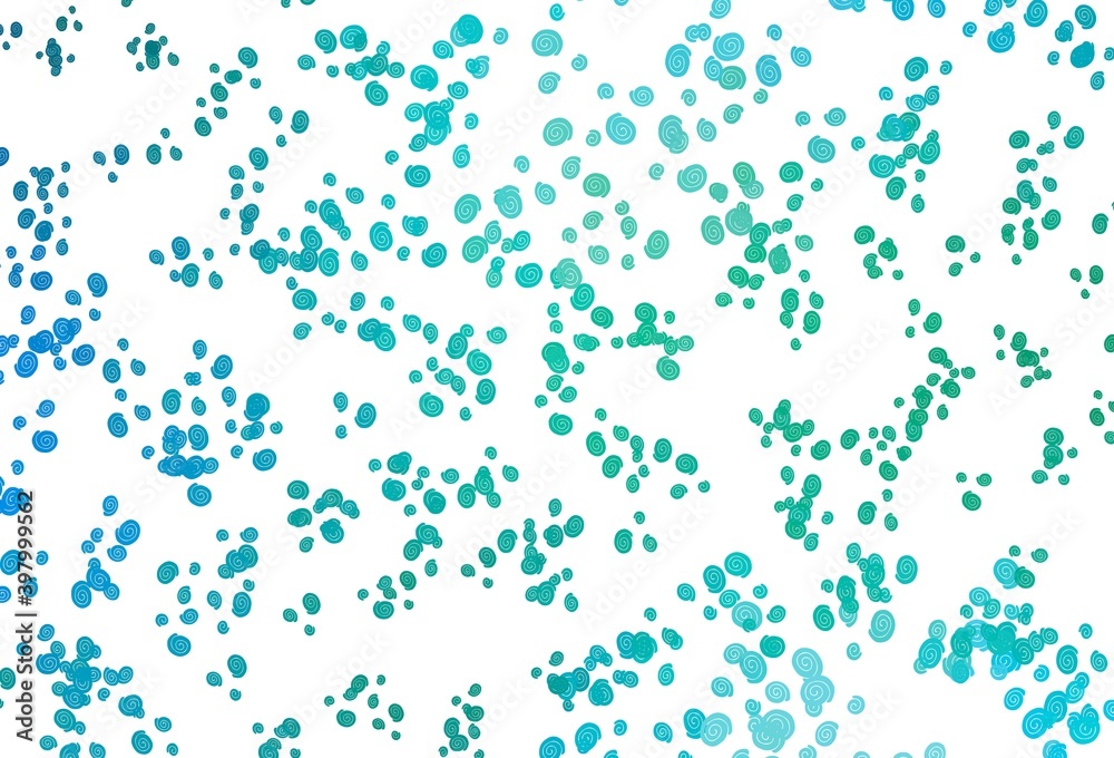 Light Blue, Green vector pattern with lamp shapes. Light Blue, Green vector pattern with lamp shapes.