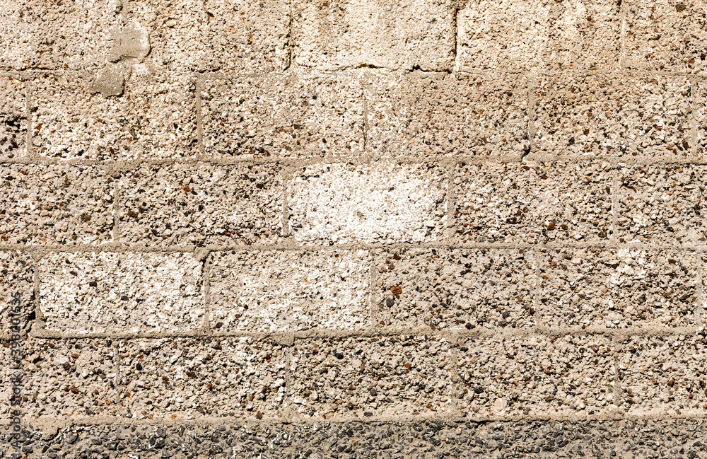 The texture of the stone wall close-up The texture of the stone wall close-up
