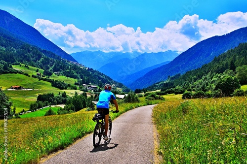 Italy-view of the cyclist in Val di Pejo © bikemp