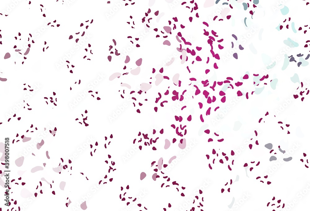 Light pink vector background with abstract forms. Light pink vector background with abstract forms.