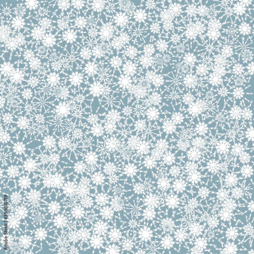 snowflakes on blue background snowflakes on blue background