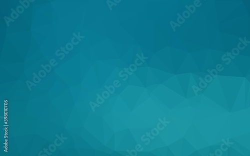 Dark BLUE vector abstract mosaic backdrop.