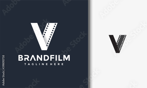 initial V movie film logo