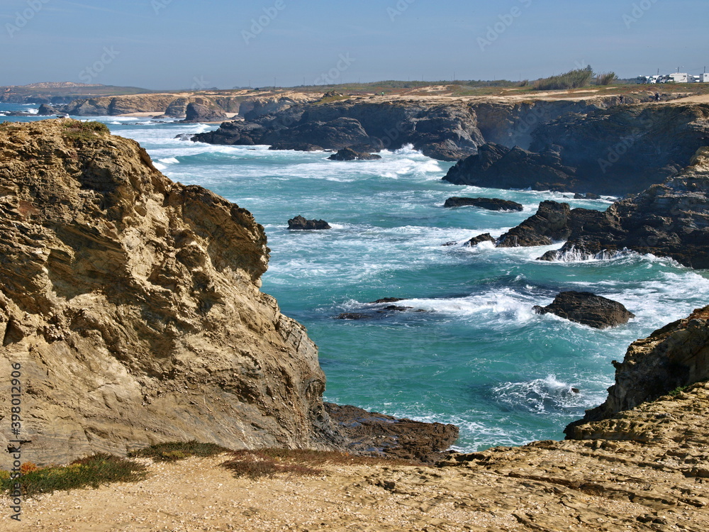 Rough Atlantic coast near Sines, Alentejo - Portugal 