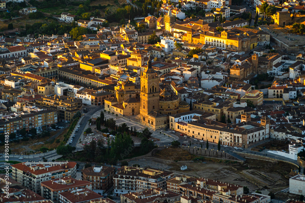 Aerial views from Guadix, Granada Spain