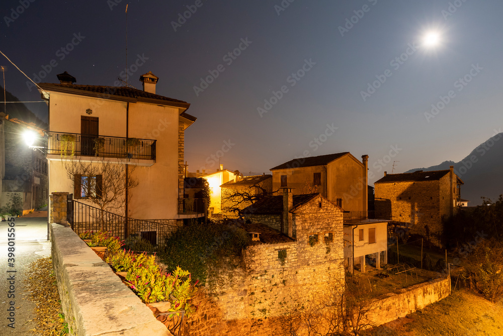 The village of Revine in the Trevigiani hills