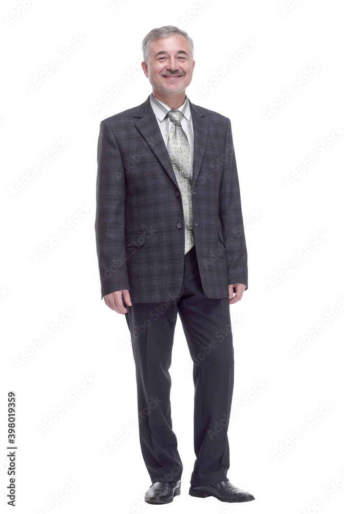 smiling man in casual business clothes . isolated on a white smiling man in casual business clothes . isolated on a white