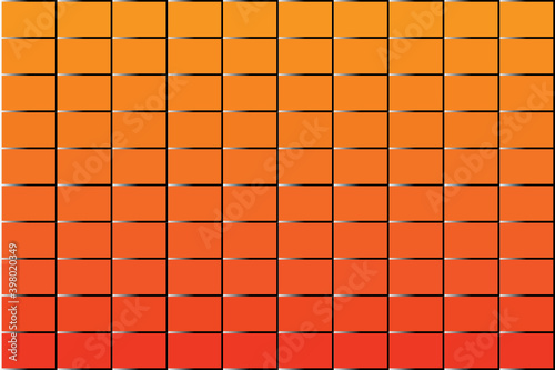 Orange tile background. Vector background.
