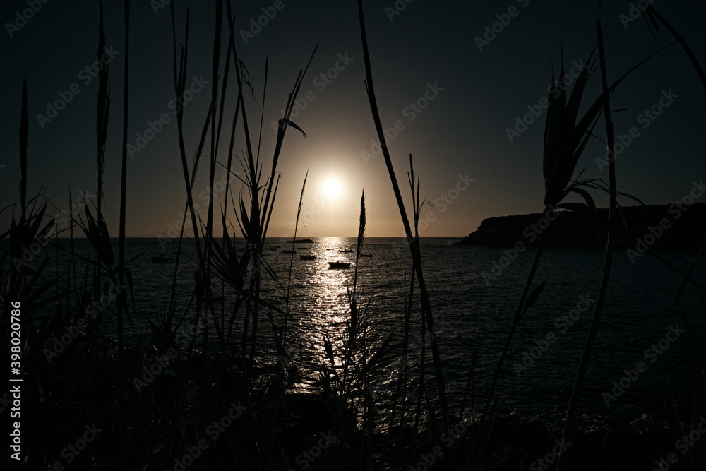 Tramonto sul mare a Tenerife