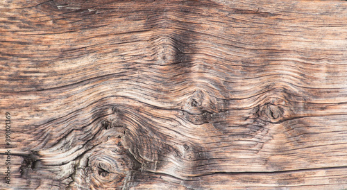 natural wood plank with knots. background for rustic motif, food and beverages