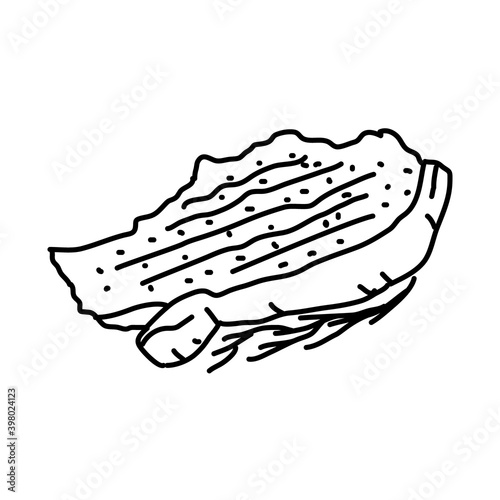 Fiorentina Steak Icon. Doodle Hand Drawn or Outline Icon Style