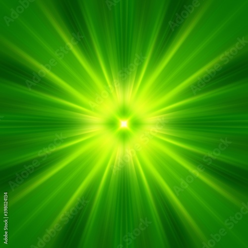 green color light of abstract background