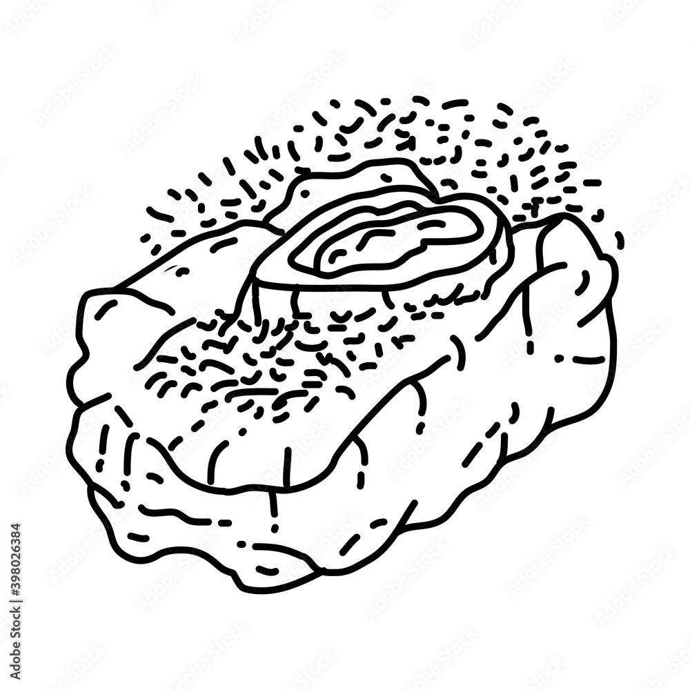 Ossobuco Icon. Doodle Hand Drawn or Outline Icon Style Ossobuco Icon. Doodle Hand Drawn or Outline Icon Style