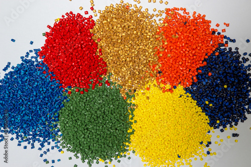 colored pigments for the plastic industry photo