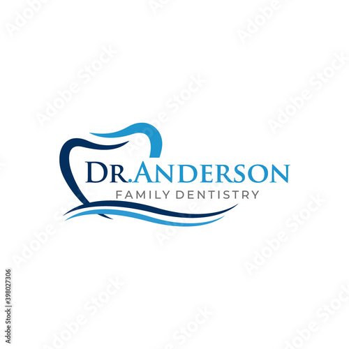 Dental Care Logo Design Vector Inspiration