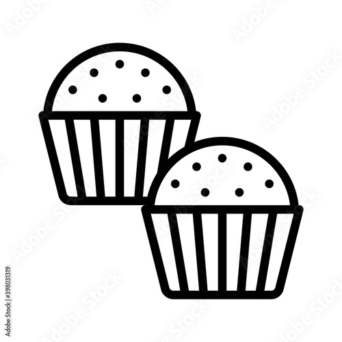 icon, Christmas food and drink vector