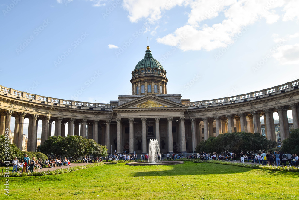 Kazan Cathedral in St. Petersburg, Russia