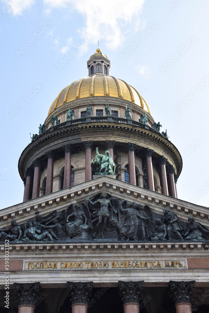Details of Isaac Cathedral in St. Petersburg, Russia Details of Isaac Cathedral in St. Petersburg, Russia