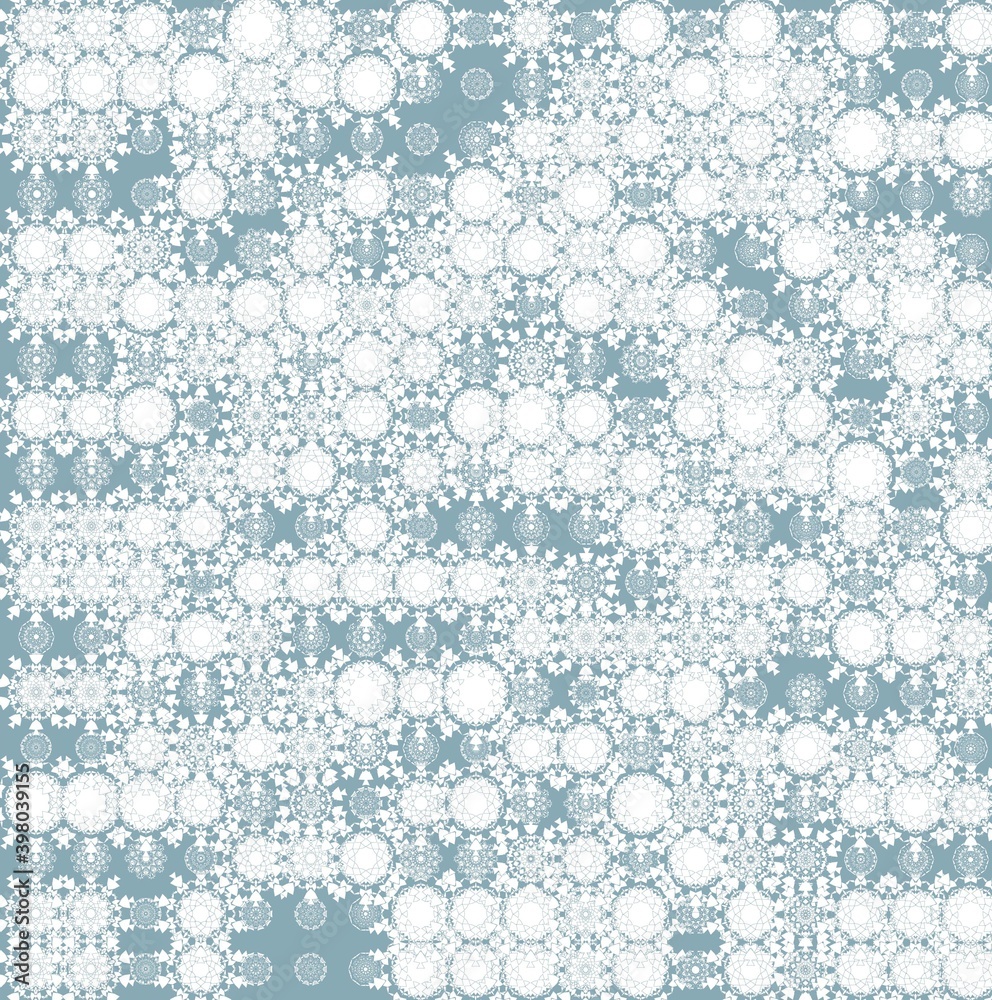 seamless pattern with snowflakes