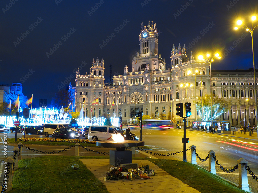 Naklejka premium Plaza de cibeles, Madrid, Spain