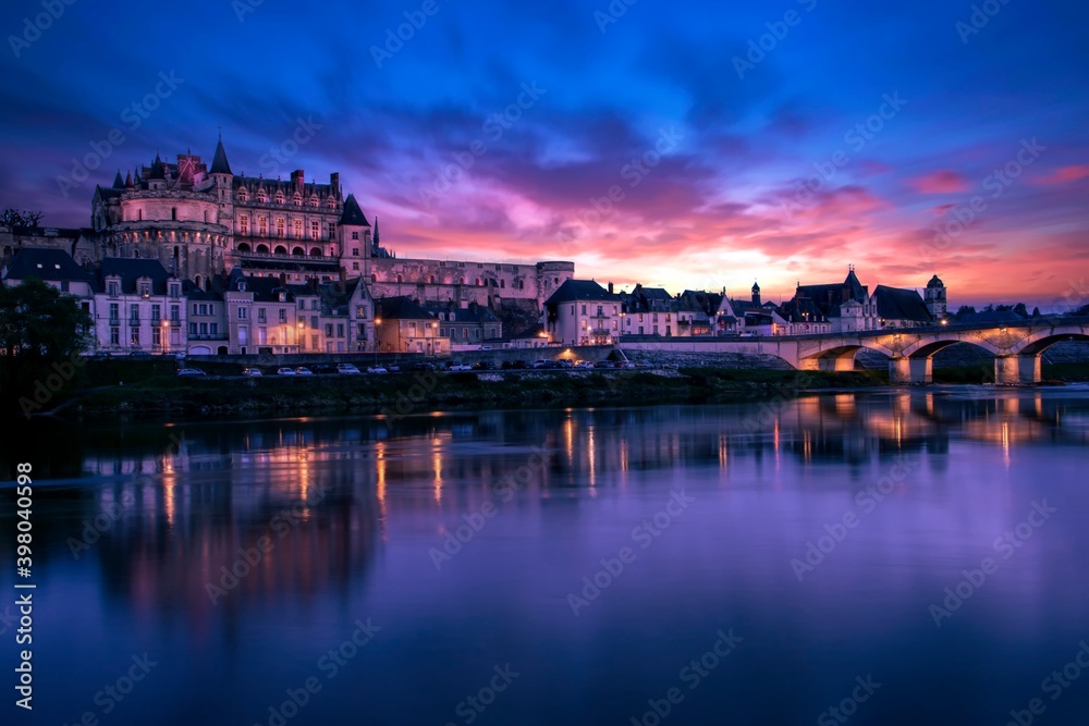 Amboise Chateau in the Loire Valley, France.