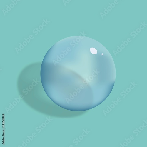 blue crystal ball