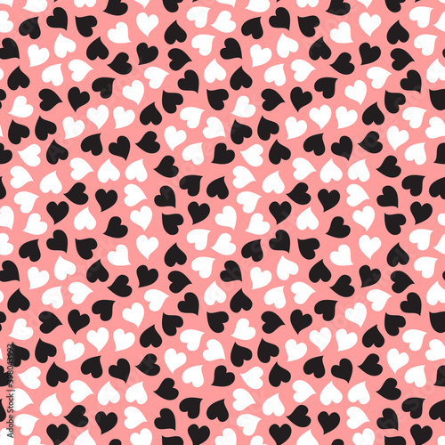 Hearts seamless pattern. Love. Valentine's Day background
