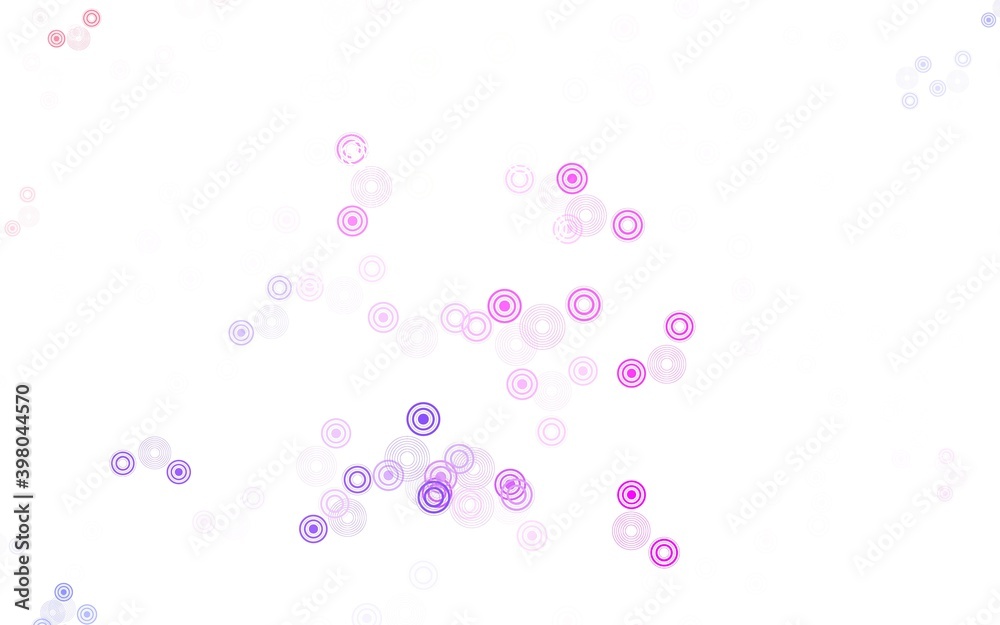 Light Purple vector layout with circle shapes. Light Purple vector layout with circle shapes.