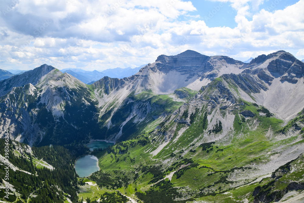 Trekking in Garmisch Patenkirchen, Germany, with a lake view