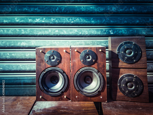 Foto Abandoned audio equipment