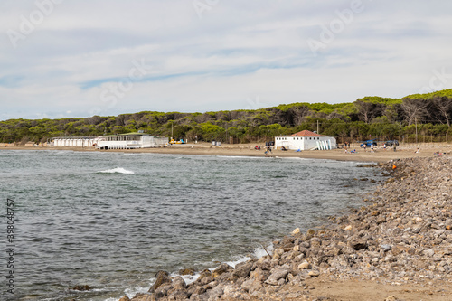 Fototapeta Naklejka Na Ścianę i Meble -  Al Cartello beach near Orbetello, Tuscany, Italy