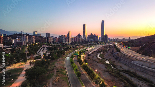 Photography SUNSET AND NIGHT IN SANTIAGO - CHILE