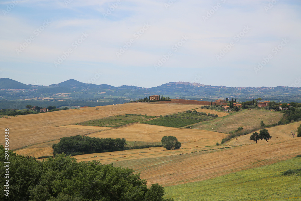 Panorama on the Umbrian countryside, Italy