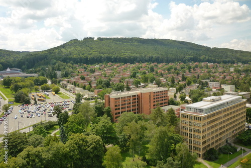 Panorama of Zlín City, Czech Republic