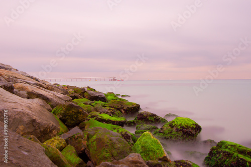 Avcılar on the beach and fishing boats waiting on the sidelines / İstanbul photo