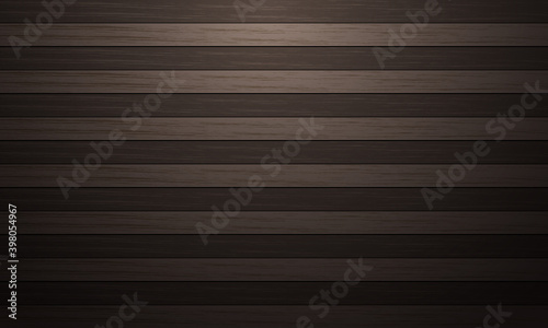 Brown wood two tone board pattern with dim light vector background texture vector illustration.